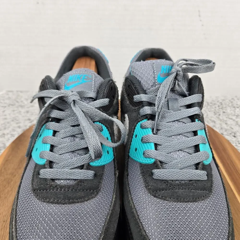Nike Mens 10.5 Air Max 90 Cool Grey Dusty Cactus Black Daily Sneaker DM0029-013